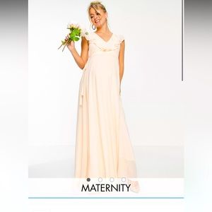 NWT! Asos Maternity Bridesmaids maxi wrap dress